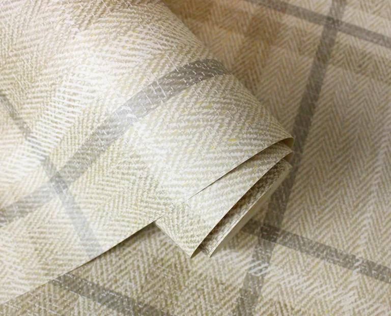 Harris Plaid Chevron Wallpaper - Brown — Ảnh 6