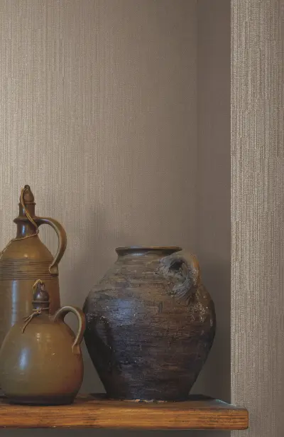 Ronald Redding Weekender Weave Wallpaper - Glint/Copper