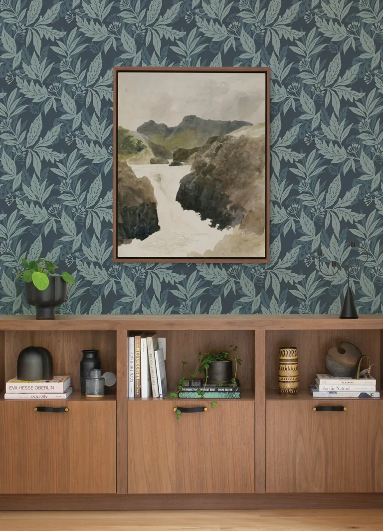 Anita Woodland Floral Wallpaper - Teal — Ảnh 3
