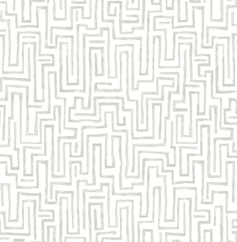 Ramble Geometric Wallpaper - Grey — Ảnh 4