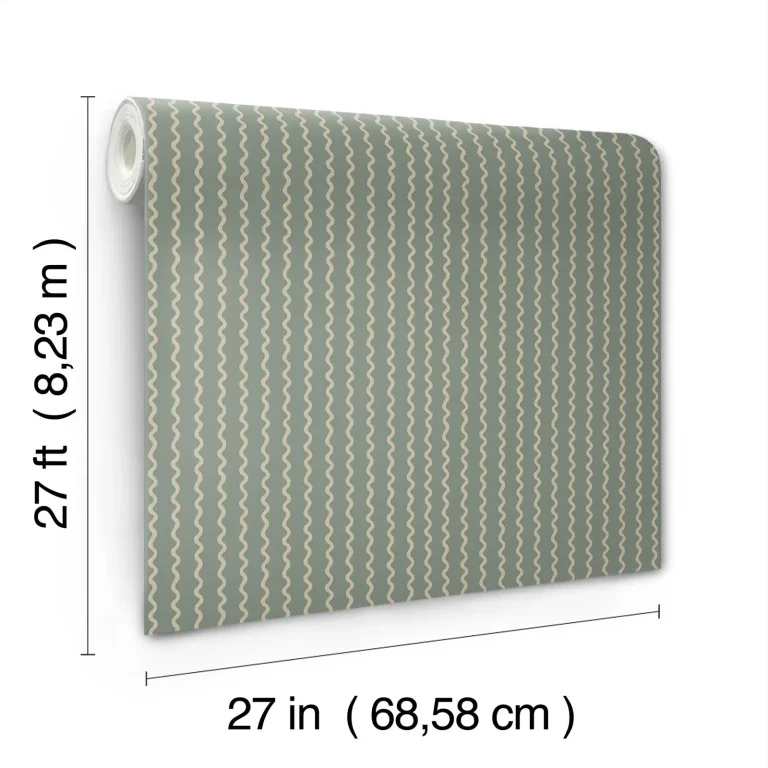 Rifle Paper Co. Rickrack Wallpaper - Moss — Ảnh 2