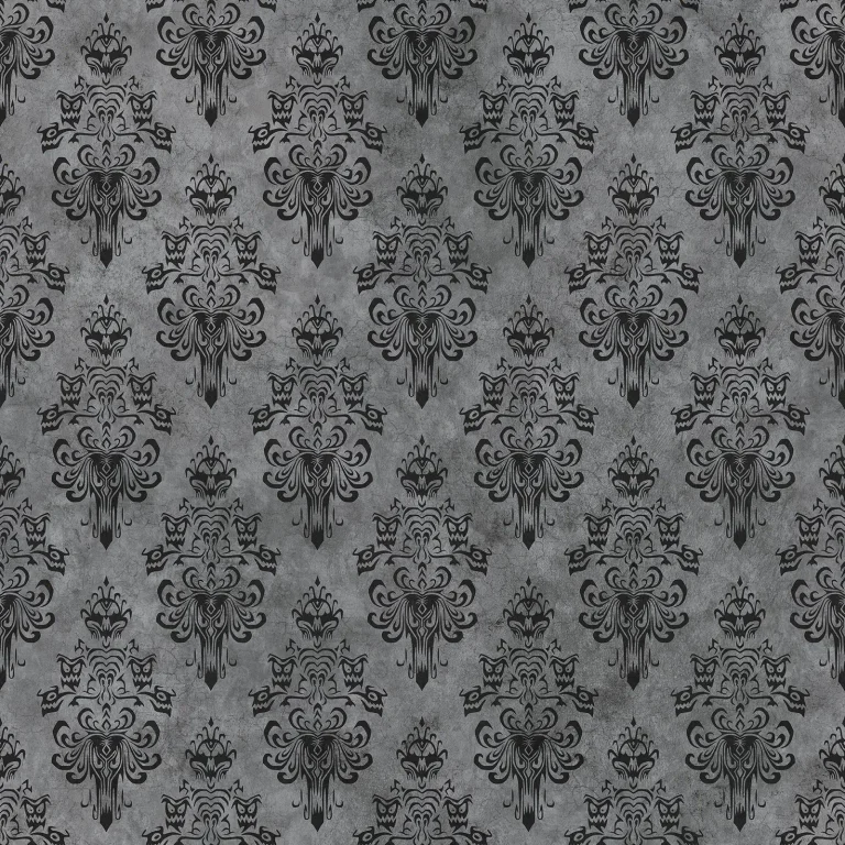 Disney Haunted Mansion Peel and Stick Wallpaper - Grey — Image 4