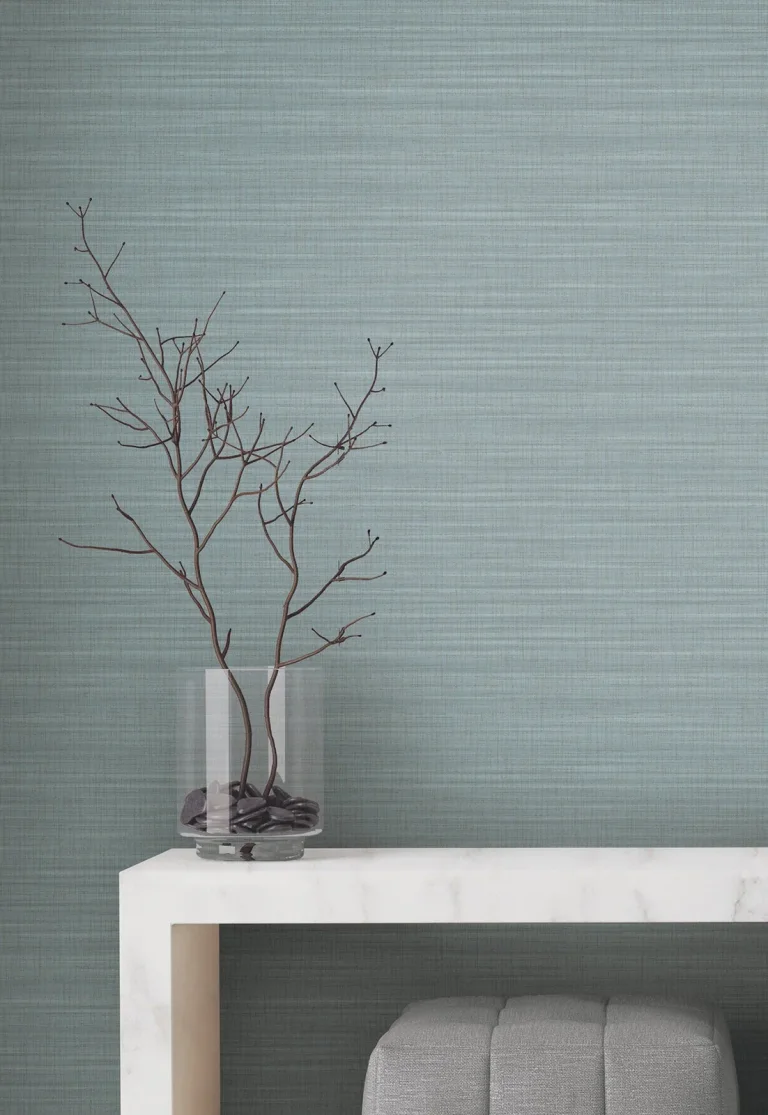 Down To Earth Striated Wallpaper - Aquamarine — Image 2