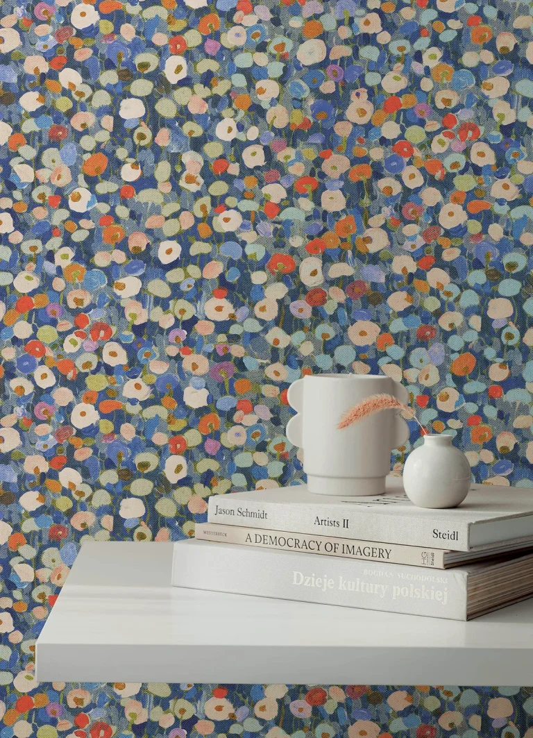Prato Petite Floral Wallpaper - Blue — Image 3