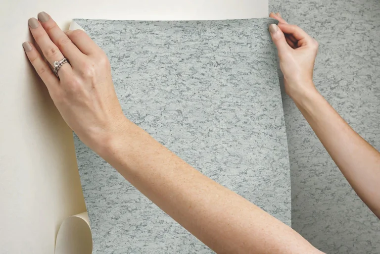 Shimmering Cork Peel and Stick Wallpaper - Grey/Glint — Ảnh 8