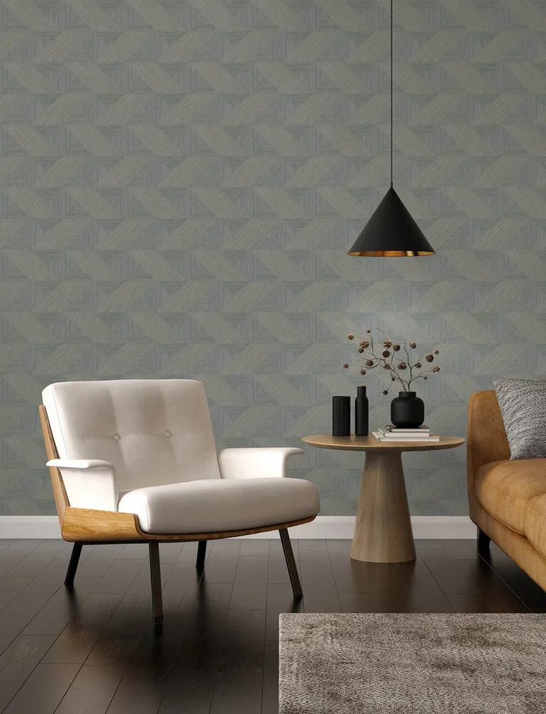 Presley Tessellation Wallpaper - Slate — Ảnh 2