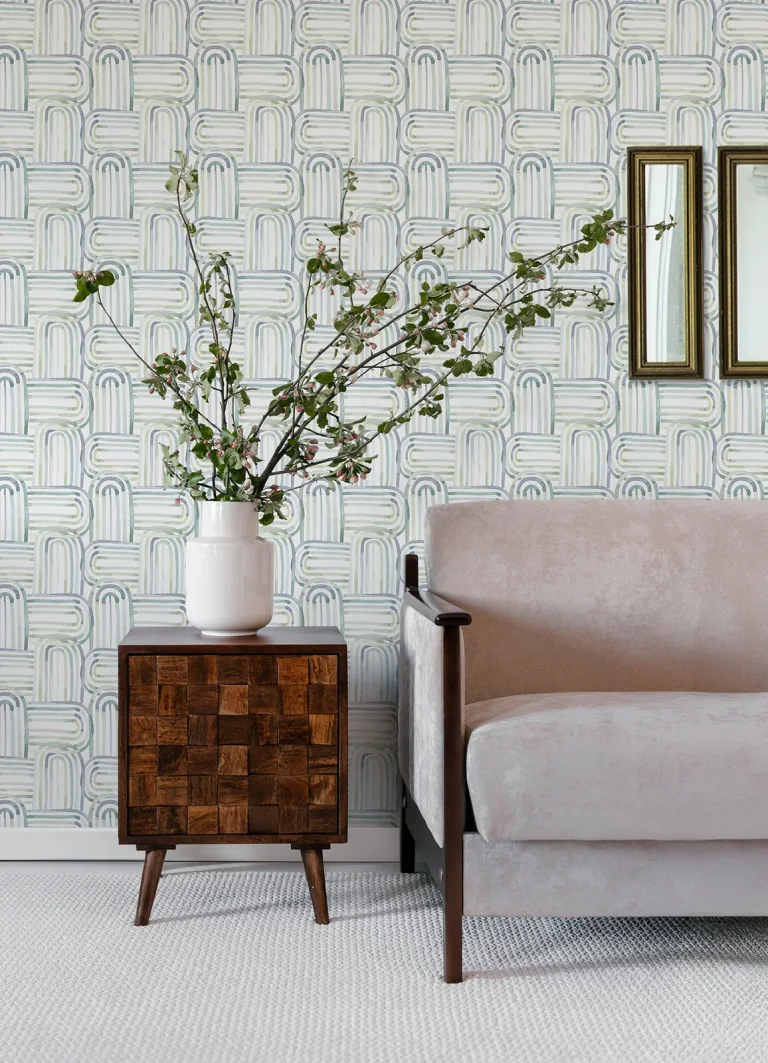 Lolly Arches Wallpaper - Teal — Ảnh 2