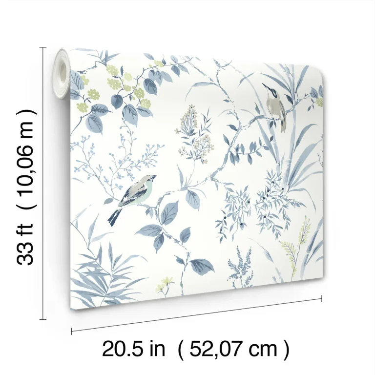 Chesapeake Imperial Garden Botanical Wallpaper - Blueberry — Ảnh 3