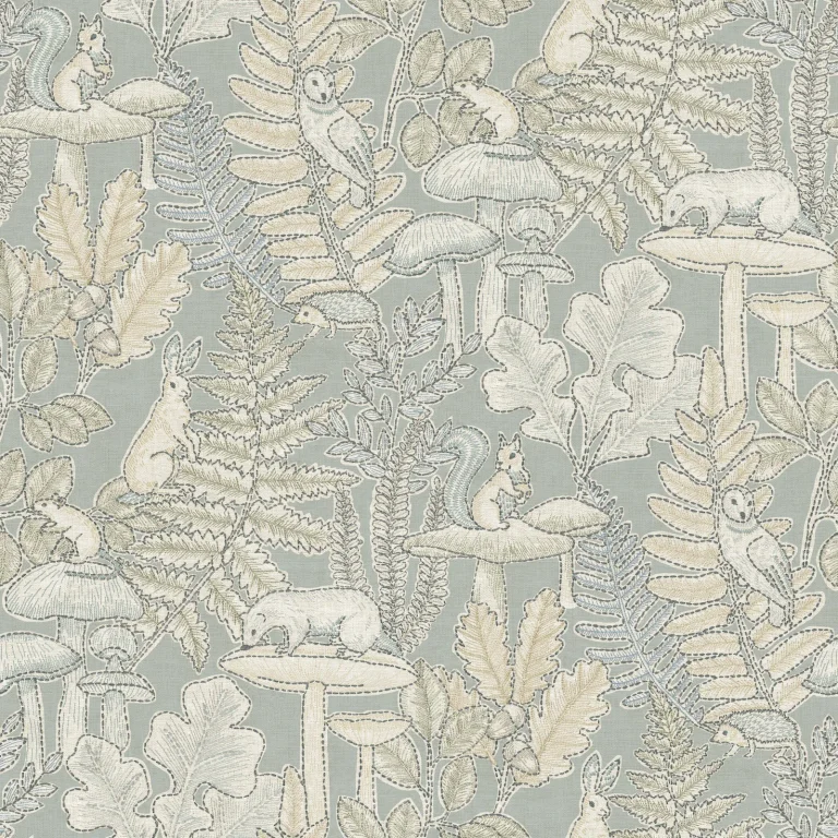 Chesapeake Holt Woodland Wallpaper - Seafoam — Image 5