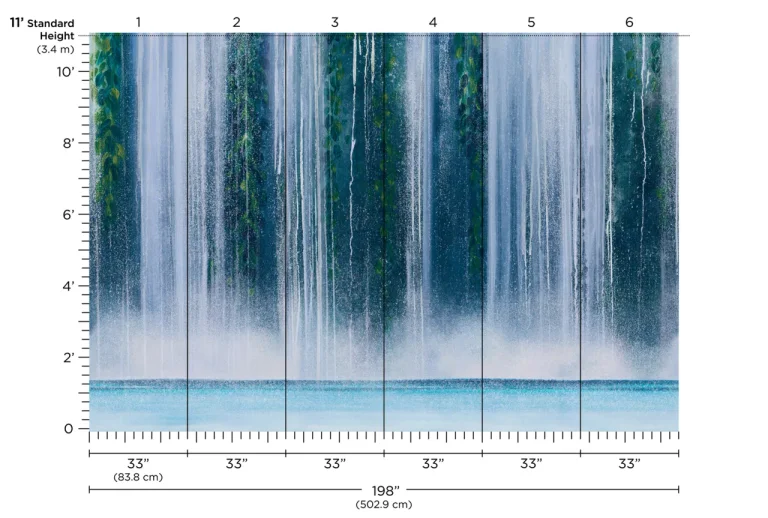 Digital Murals Waterfall — Ảnh 3
