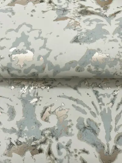 Candice Olson Velvet Crush Damask Wallpaper - Taupe & Gold