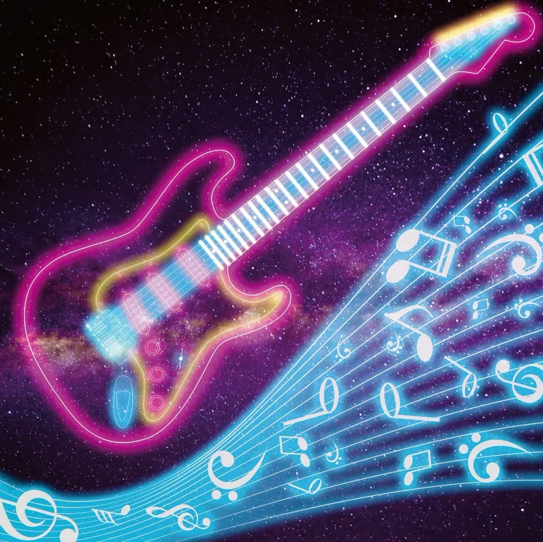 Kids Guitar - Wall Mural 5013 - 4 Panel - 192cm x 260cm — Ảnh 4
