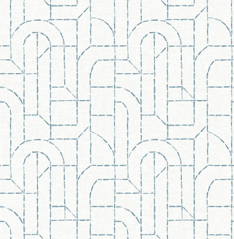 Integrity Arched Outlines Wallpaper - Blue — Ảnh 4
