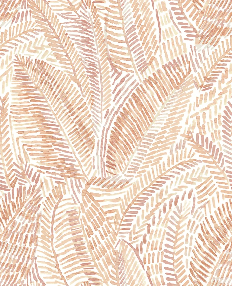 Fildia Botanical Wallpaper - Orange — Image 3