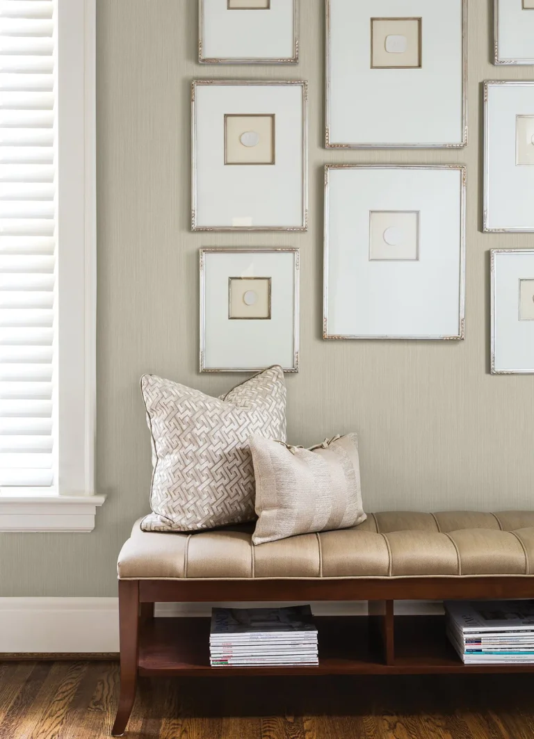Pietra Silk Wallpaper - Cream — Ảnh 4