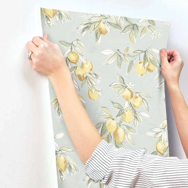 Chesapeake Lemonade Citrus Wallpaper - Aqua — Ảnh 4