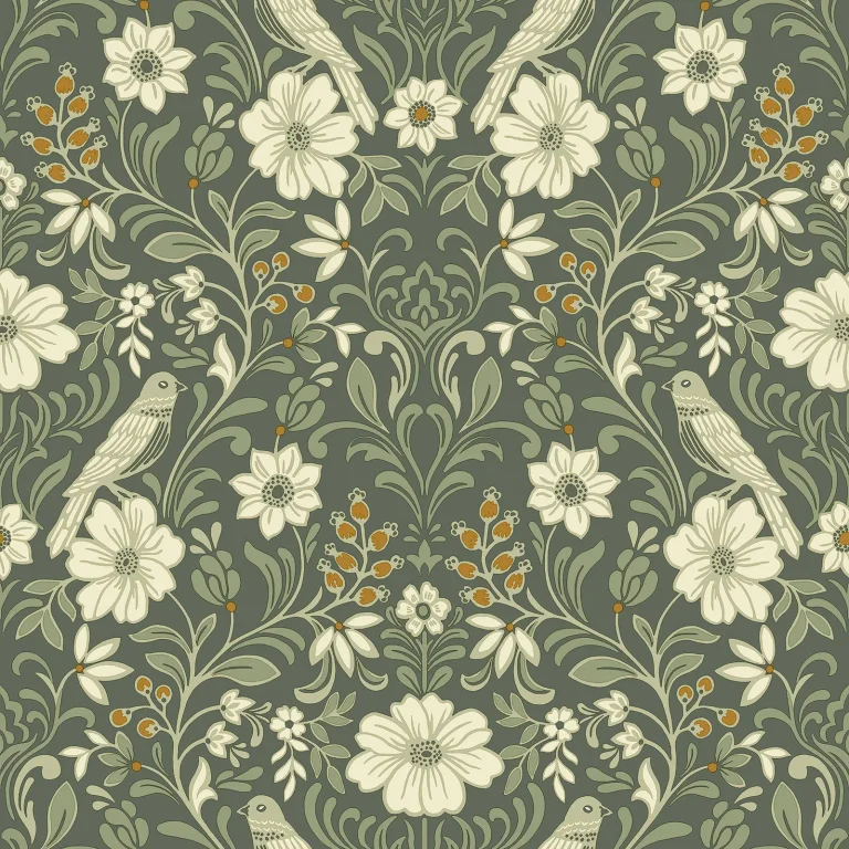 Magnolia Home Colette Wallpaper - Olive — Image 4