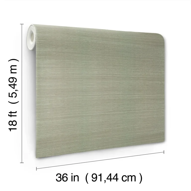 Natural Grasscloth Peel and Stick Wallpaper - Pine — Ảnh 4