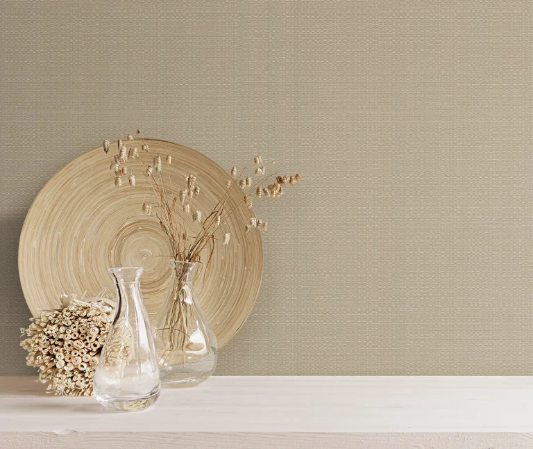 Bali Basketweave Wallpaper - Straw — Ảnh 2