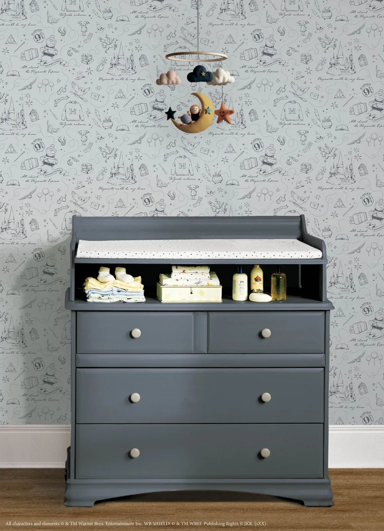 Harry Potter Magical Moments Trail Peel and Stick Wallpaper - Grey — Ảnh 2