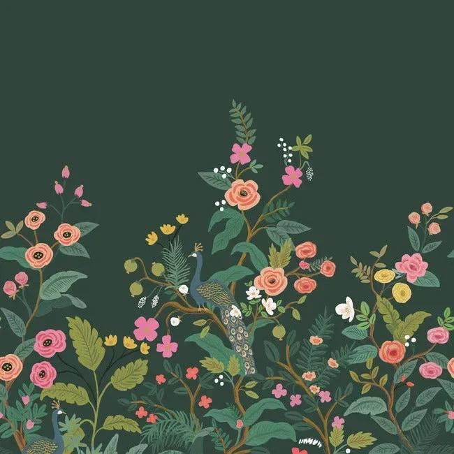RIFLE PAPER CO. SECOND EDITION PEACOCK MURAL RP7398M — Image 4