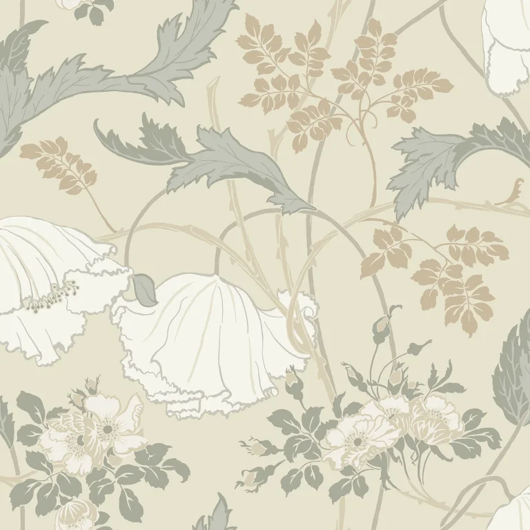 Magnolia Home Gwendolyn Wallpaper - Ivory/Gray — Ảnh 5
