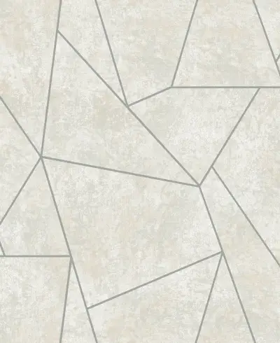 Nazca Wallpaper - Neutral/Silver