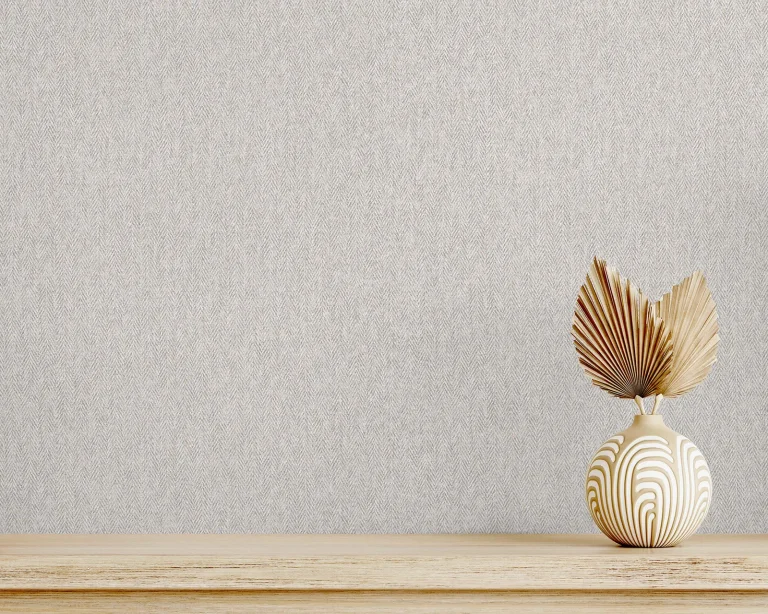 Theo Chevron Wallpaper - Light Grey — Ảnh 4