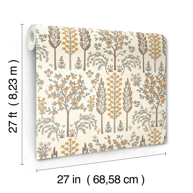 Rifle Paper Co. Fenna Wallpaper - Gold — Ảnh 2