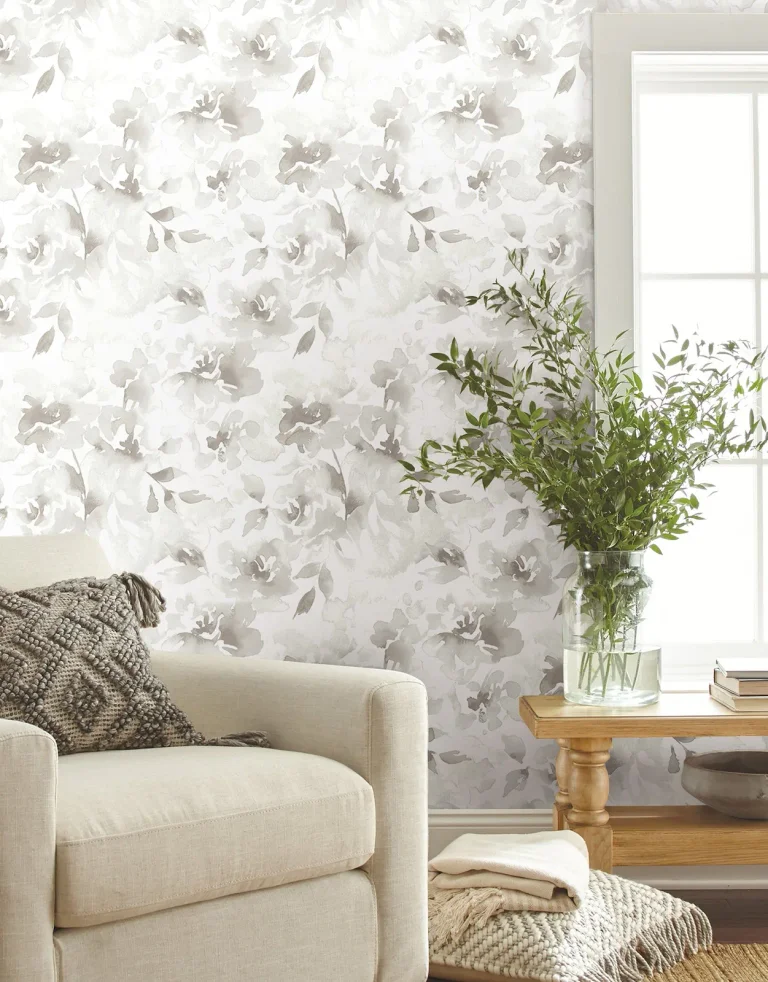 Magnolia Home Renewed Floral Wallpaper - Neutral — Ảnh 6