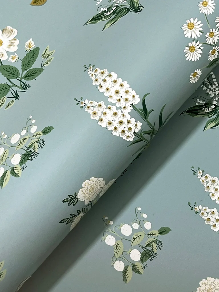 Rifle Paper Co. Botanical Wallpaper - Slate — Ảnh 4