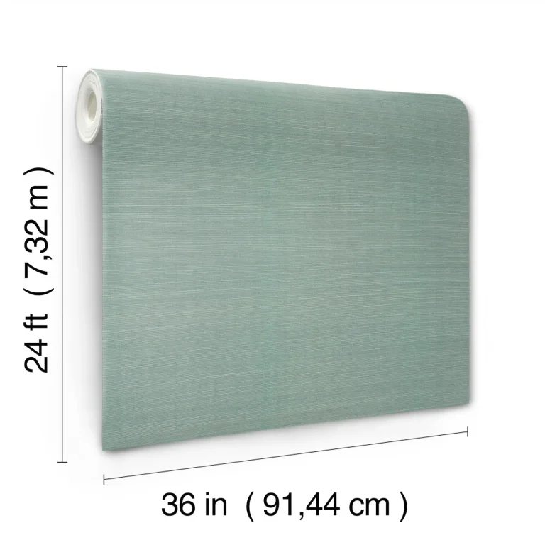 Ronald Redding Maguey Sisal Grasscloth Wallpaper - Spruce — Ảnh 4