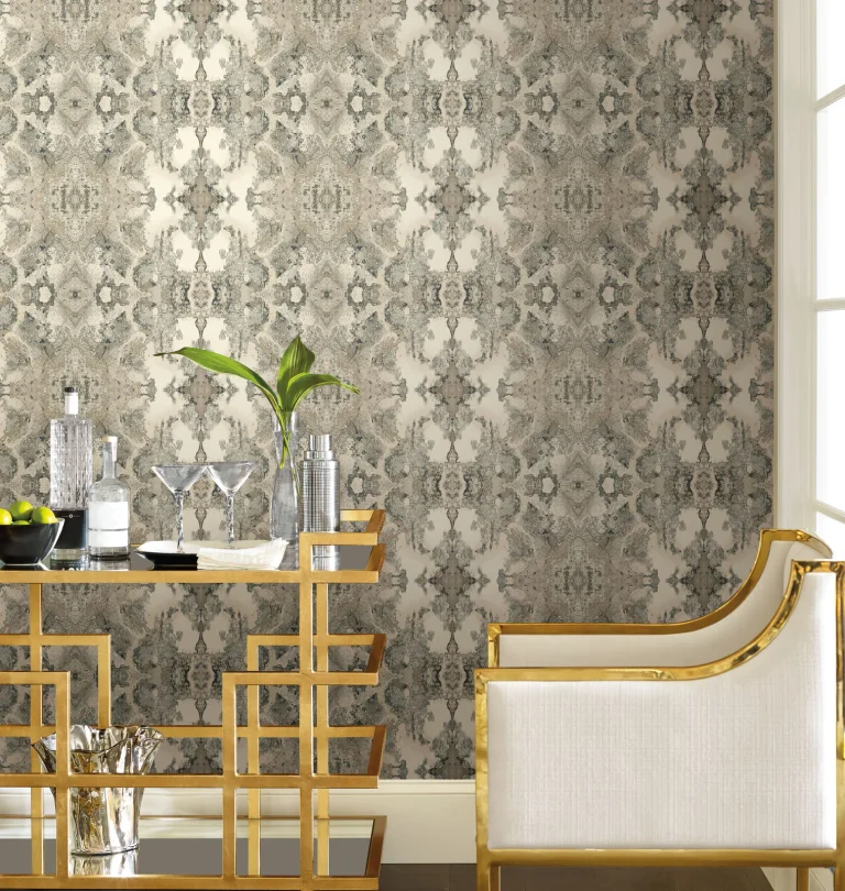 Inner Beauty Peel and Stick Wallpaper - Grey Mix — Ảnh 4