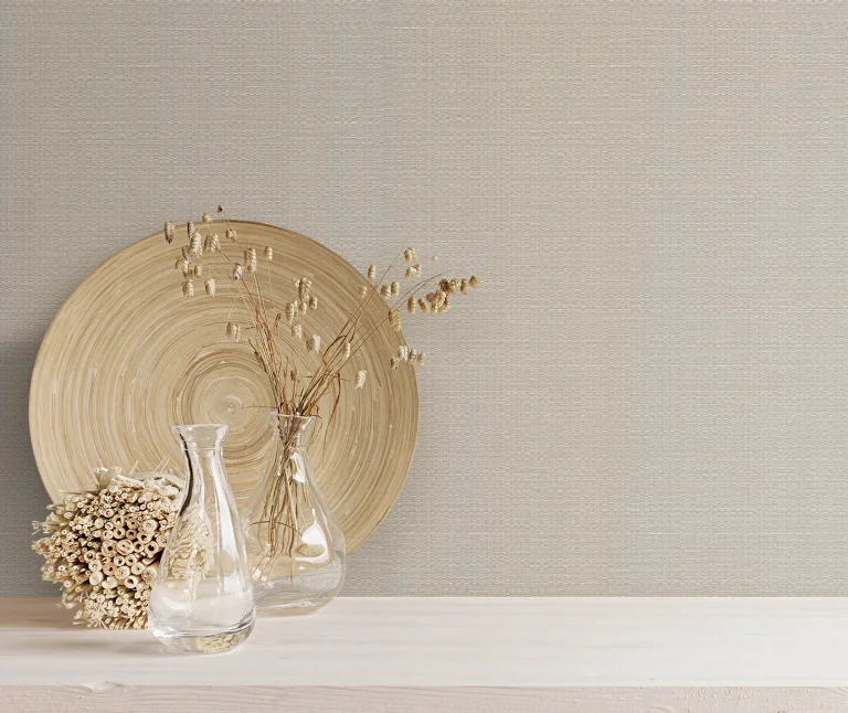Bali Basketweave Wallpaper - Beige — Ảnh 3