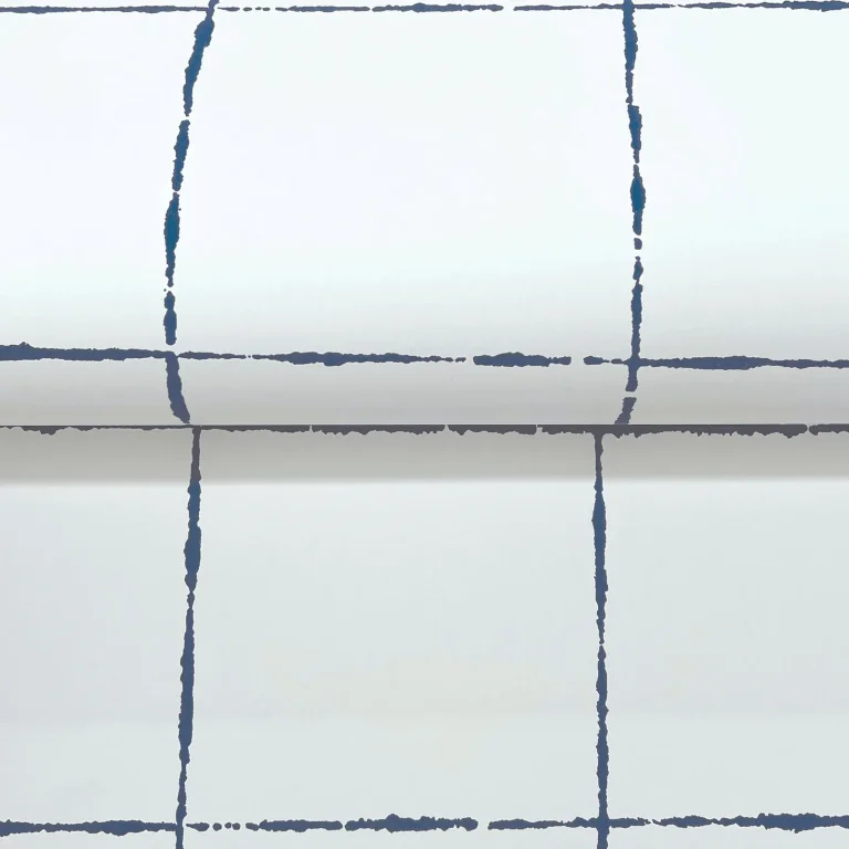 La Vitre Plaid Wallpaper - Ultramarine — Ảnh 3