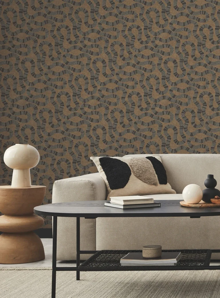 Ophidia Wallpaper - Brown — Ảnh 3
