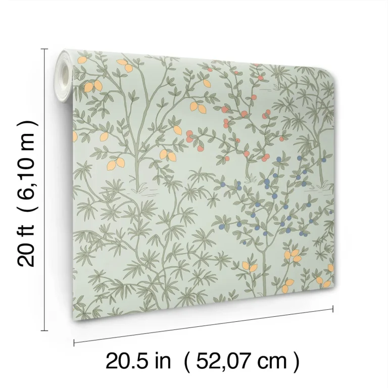 Erin & Ben Lemon Grove Peel and Stick Wallpaper - Vintage Duck Egg — Ảnh 7