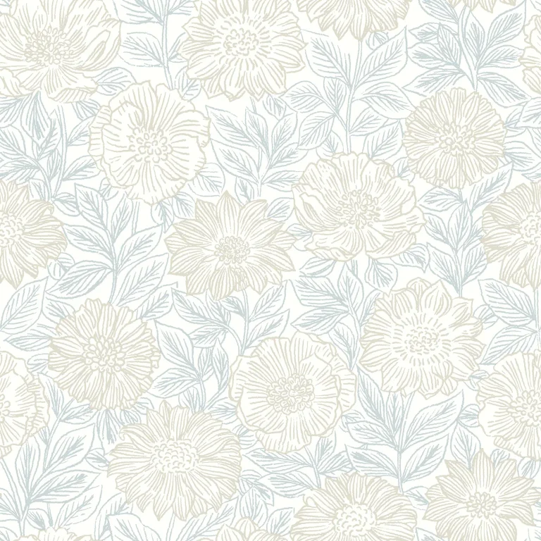 Chesapeake Faustin Floral Wallpaper - Neutral — Ảnh 4