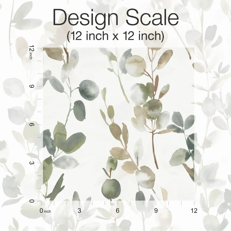 Candice Olson Joyful Eucalyptus Peel and Stick Wallpaper - Green — Image 4