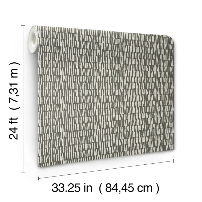 Thatched Wallpaper - Black — Ảnh 4