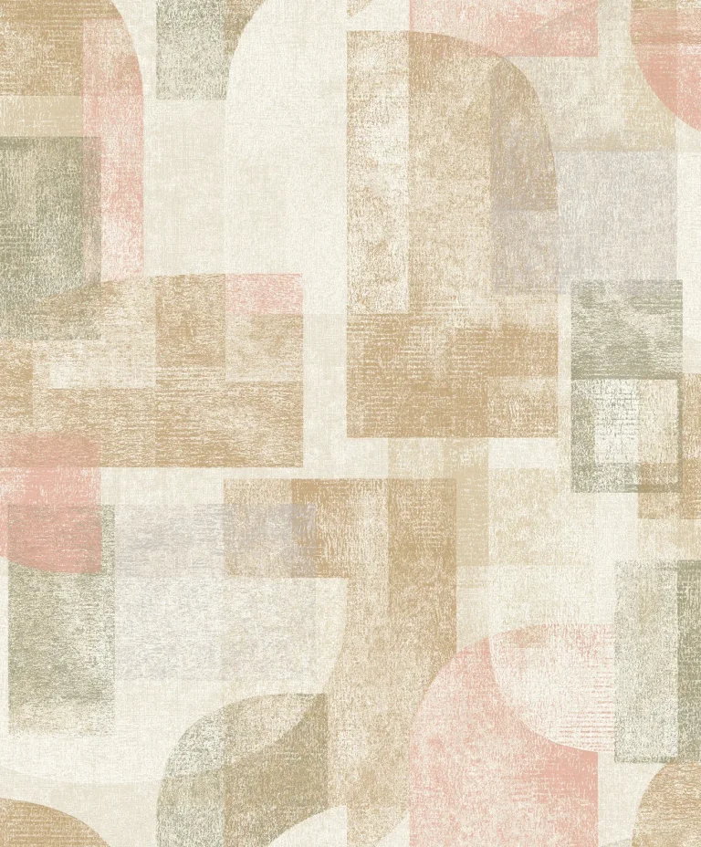 Chesapeake Cassandra Block Geometric Wallpaper - Brown — Image 5