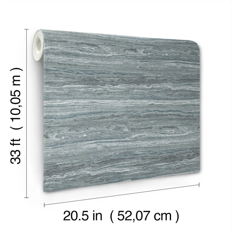 Chris Loves Julia Lyman Striated Wallpaper - Blue — Image 7