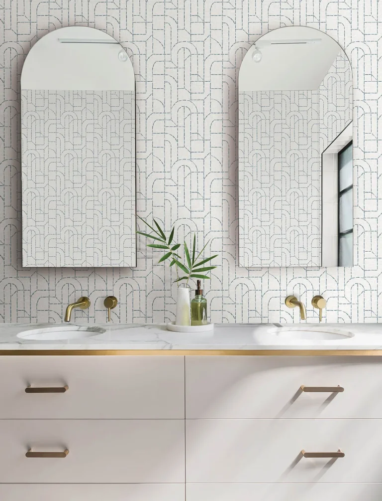 Integrity Arched Outlines Wallpaper - Blue — Ảnh 5