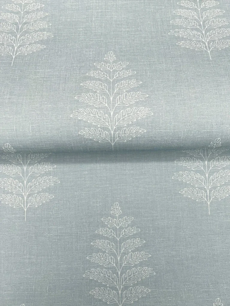 Chesapeake Frond Leaf Wallpaper - Light Blue — Ảnh 7