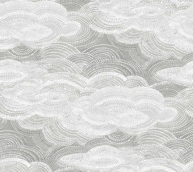 Vision Stipple Clouds Wallpaper - Grey — Ảnh 4