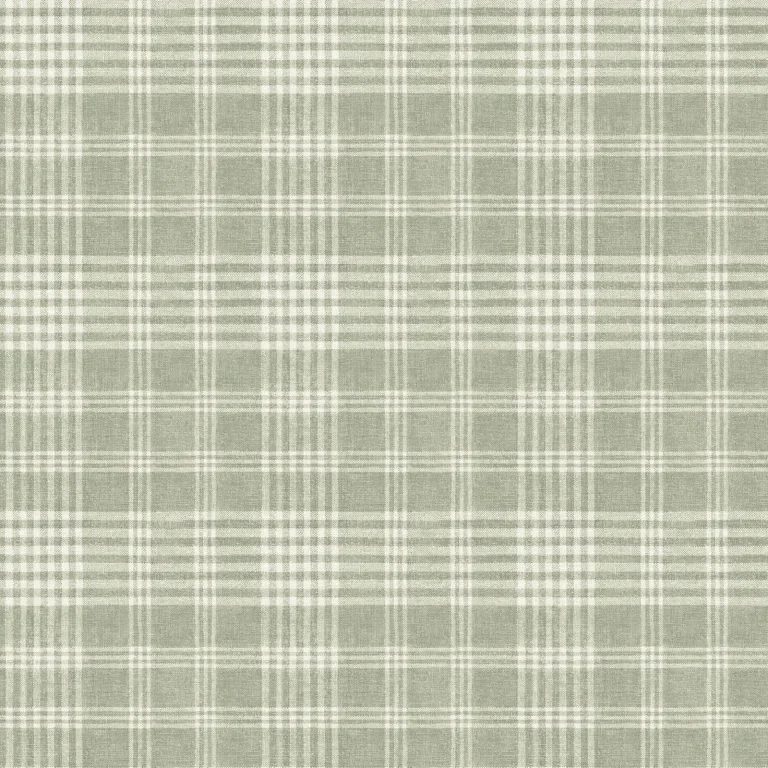 Chesapeake Perry Plaid Wallpaper - Green — Ảnh 5