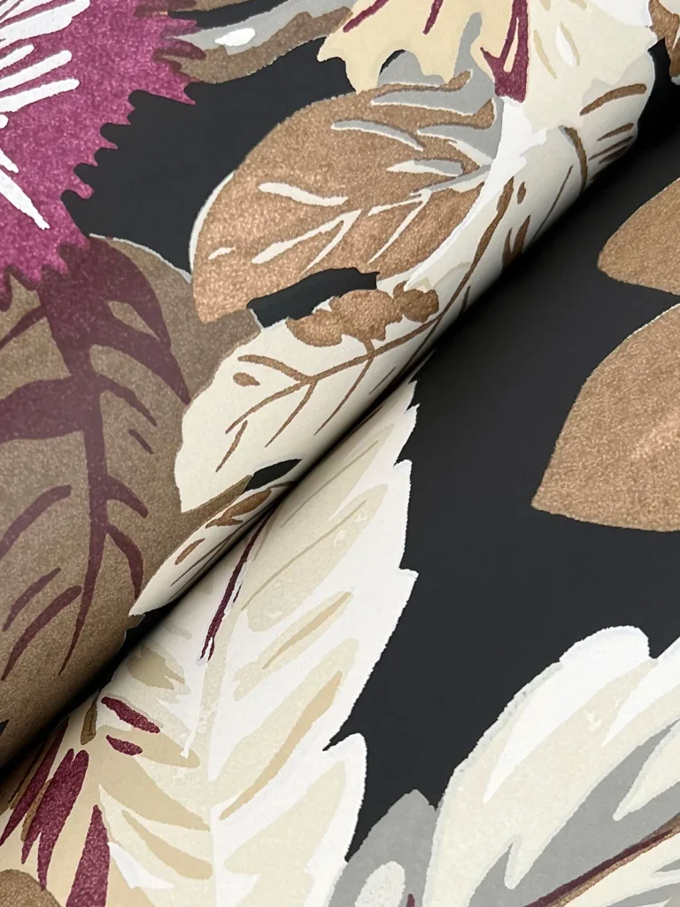 Ronald Redding Briarwood Wallpaper - Black