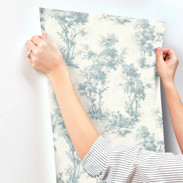 Chris Loves Julia Sainsbury Forest Wallpaper - Light Blue — Ảnh 4