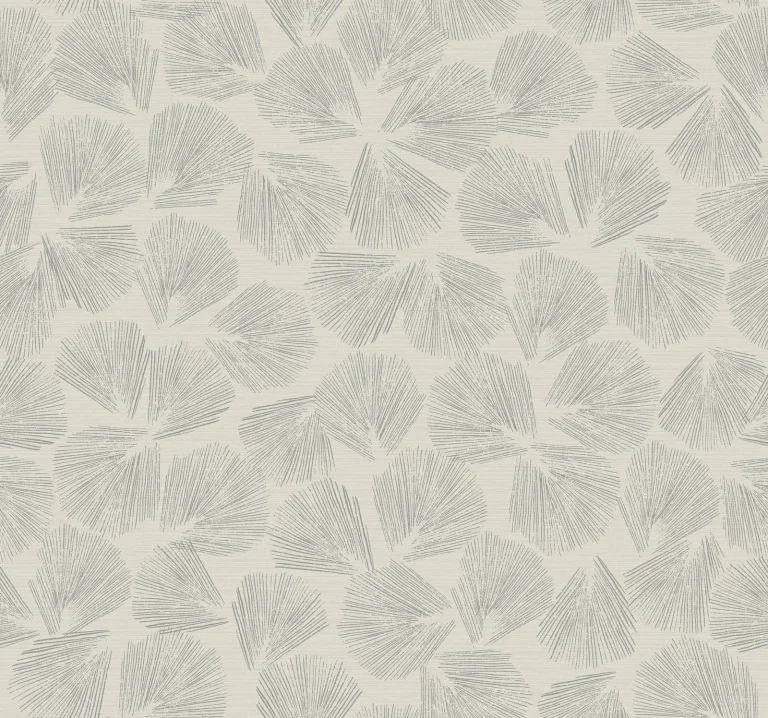 Elora Leaf Wallpaper - Grey — Ảnh 2