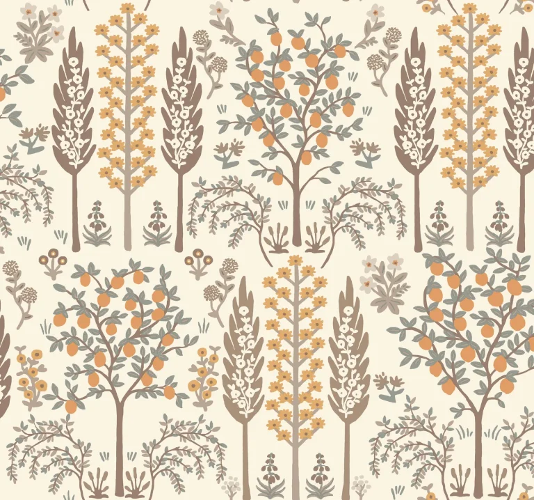 Rifle Paper Co. Fenna Wallpaper - Gold — Ảnh 5